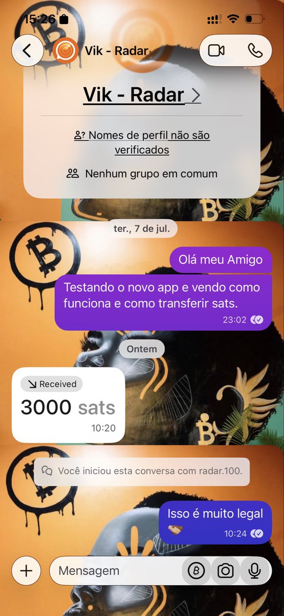 vikrantnyc's tweet photo. You don’t need to exchange lightning URLs with your friends when using @RadarChat! See that little Bitcoin button in the chat bar? Once you are chatting with somebody, you just press that little button..that’s it! 

courtesy of @LucianoRTrader https://t.co/rBuMKlEJNb