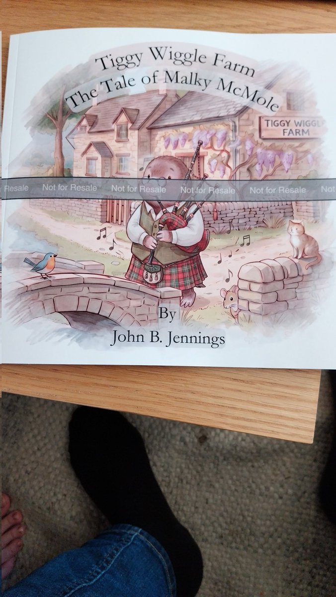 MalkyMcMole's tweet photo. My first picture book is now available on Amazon. The Tale of Malky McMole. A wee Scottish mole who's love of adventure leads to a sticky situation on Tiggy Wiggle Farm https://t.co/anR2nXxkL6