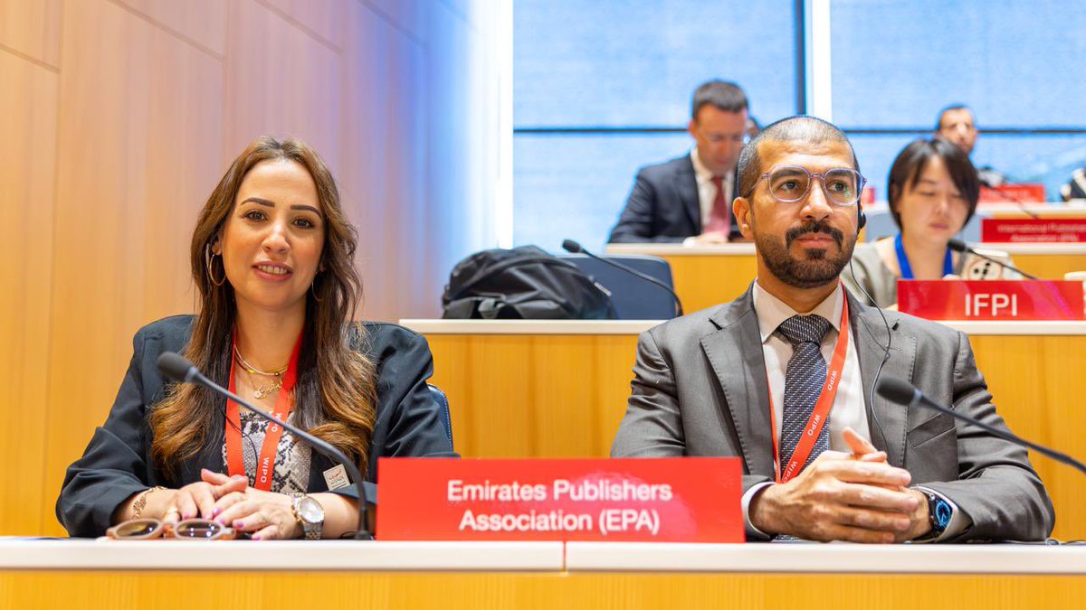 epa_publishers's tweet photo. The Emirates Publishers Association is participating in the 68th Series of Meetings of the Assemblies of the Member States of the @WIPO in Geneva, where it is meeting with international organizations and key stakeholders from the publishing and intellectual property sectors. https://t.co/OEeXY1xY2X