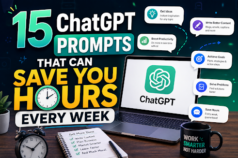merimo_moh's tweet photo. 15 ChatGPT Prompts That Can Save You Hours Every Week: 
The Ultimate Productivity Guide for Entrepreneurs in 2026
https://t.co/olNUDiGUYg
#BestChatGPTPrompts #ChatGPTPromptsforBloggers #PromptEngineering https://t.co/vabV7JrZWd