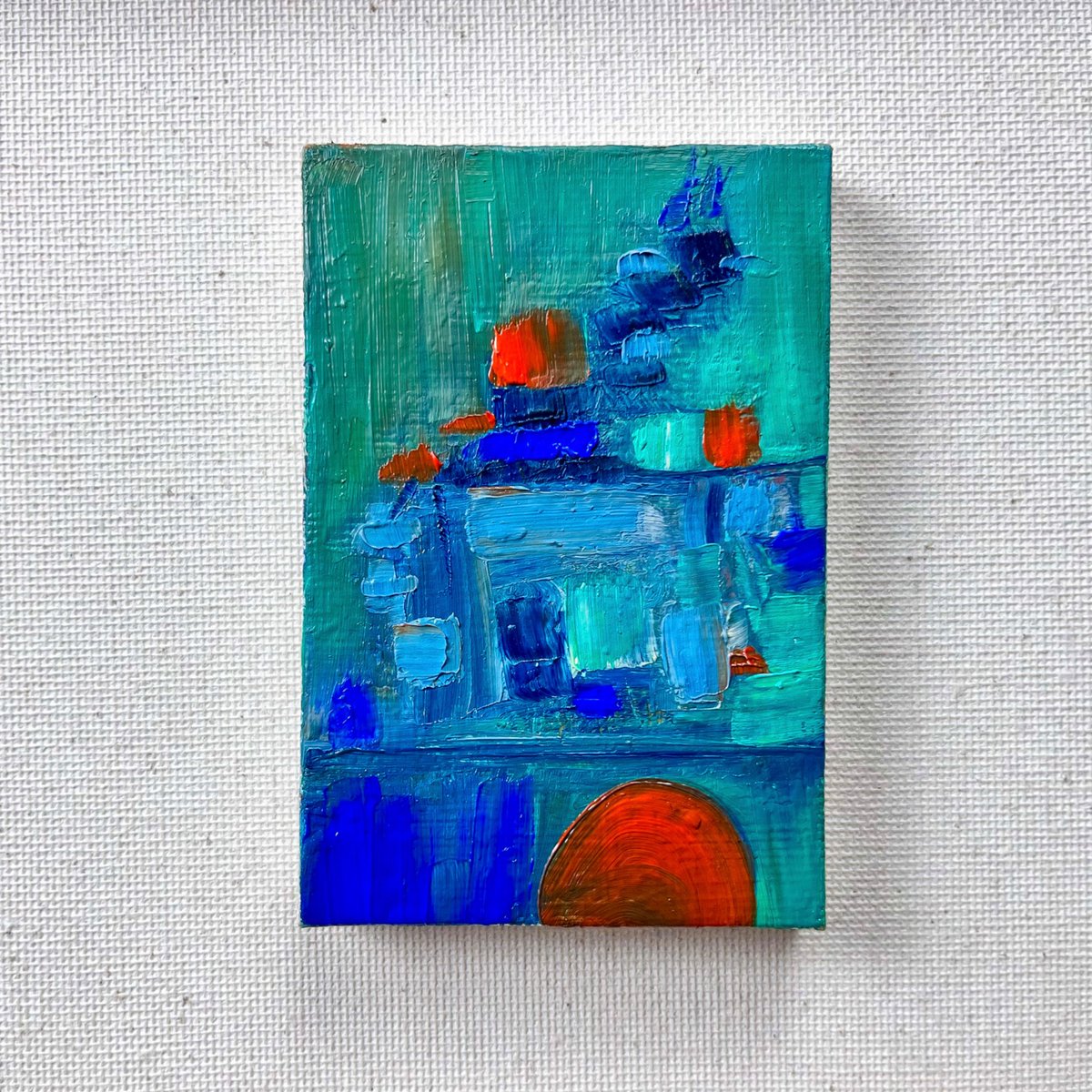 qayaell's tweet photo. C’diver, oil 
2x3 mini https://t.co/jjXBTOMX5L