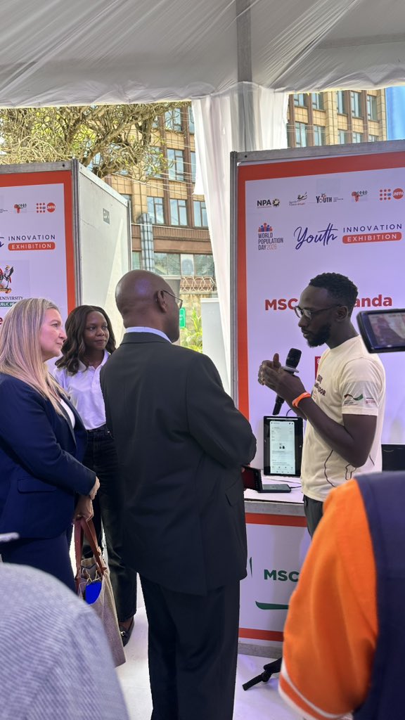 RonnieReagan24's tweet photo. 📣I attended the #WorldPopulationDay2026 Youth Innovation Exhibition organized by @UNFPAUganda, @NPA_UG, &amp; @Youth4SDGsUg.

 📸I was behind the lens supporting @SIHI_UG &amp; @MakSPH exhibitors.

🥳Congratulations to all the 14 youth exhibitors, we are indeed bustling with innovation. https://t.co/eDBp67lGE1