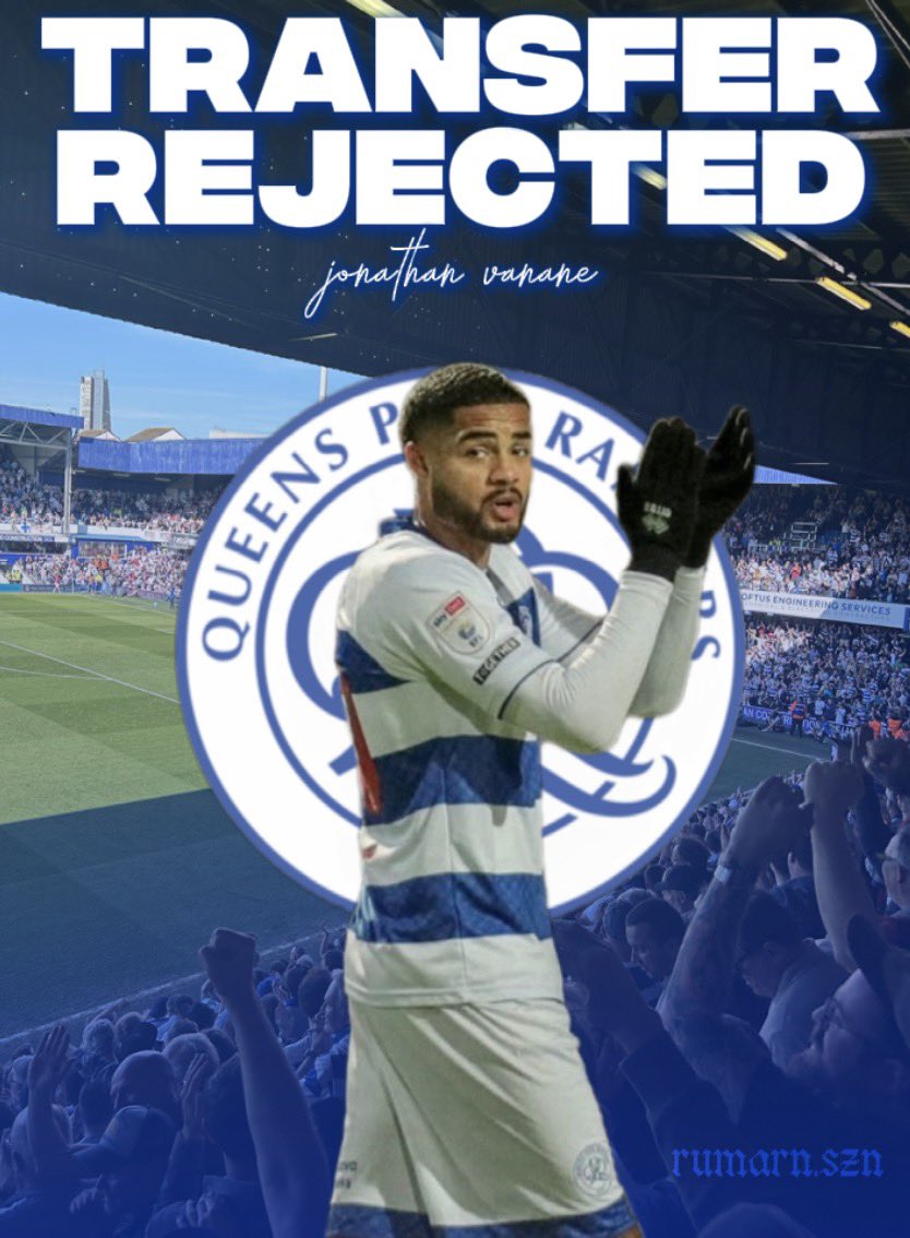 rumarnszn's tweet photo. JONATHAN VANANE IS A WANTED MAN!🚨

#QPR have rejected a bid for the #Martinique international from #ASSE in the french second division. The fee reportedly unknown. As this may come as a shock to #QPR fans, #ASSE have been interested for a while. 

Source: @WestLondonSport https://t.co/uMGw5YnrYd