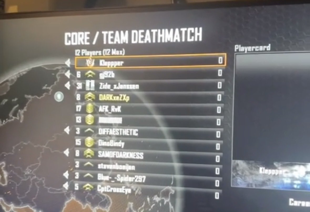 Haldo42's tweet photo. @CallofDutyCM @Treyarch    @tdawgsmitty Hackers are already on BO2 on PS5. How is this possible? He’s already Prestige Maste https://t.co/mMmpS894oI