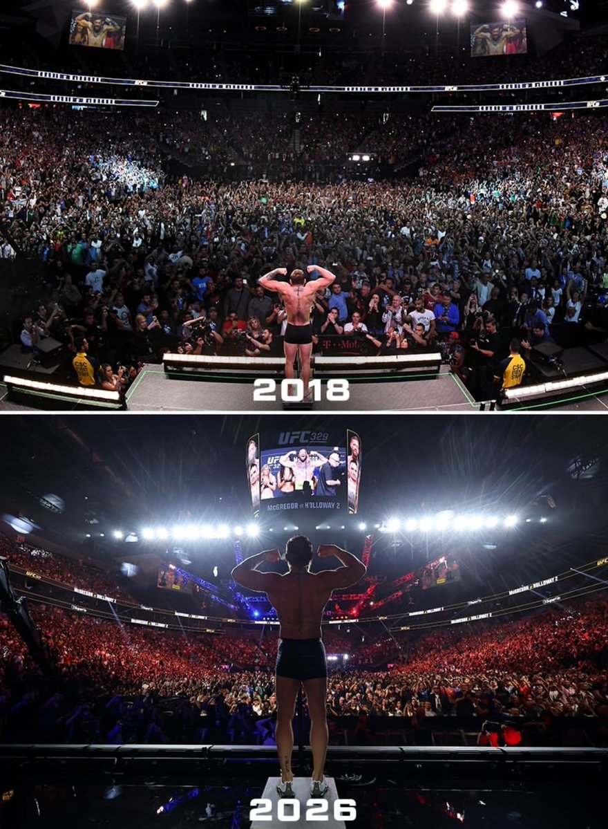 KaiiroG22's tweet photo. Lo que genera Conor NO TIENE SENTIDO!!!

5 AÑOS inactivo
8 AÑOS entre cada foto y sigue llenando Arenas
25 MILLONES en entradas (record)

SIMPLEMENTE CONOR MCGREGOR

#ufc #conormcgregor https://t.co/FjUb8r038D
