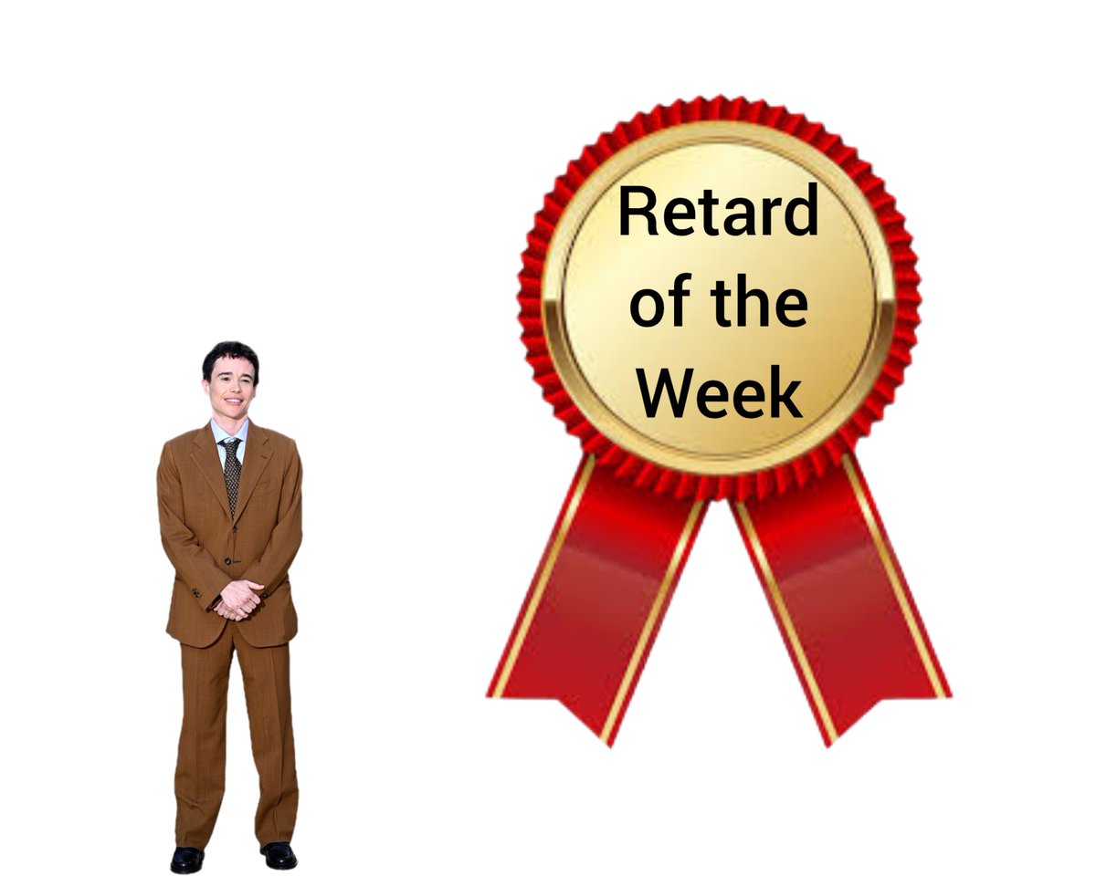 IfindRetards's tweet photo. Ellen Page win this week's prize. 

Retard of the week 🏅 https://t.co/9Kdq3rpsss
