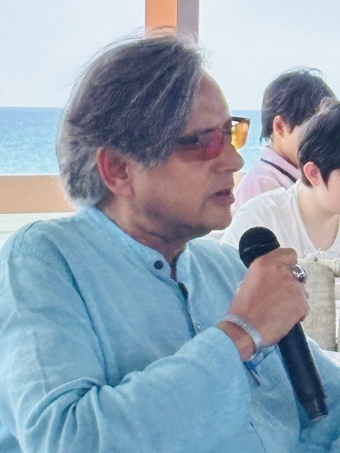 ShashiTharoor's tweet photo. Spent a memorable three days this week in Olympia, Greece, participating in and addressing the 28th Symi Symposium, organised annually by former Greek PM and old friend @GPapandreou through his @gpfoundationgr. 

Delighted to have participated in the symposium, where policymakers, scholars and public intellectuals from across the world gathered for thoughtful discussions on democracy, multilateralism, technology, climate and the future of the international order. In turbulent times, such exchanges are more necessary than ever.