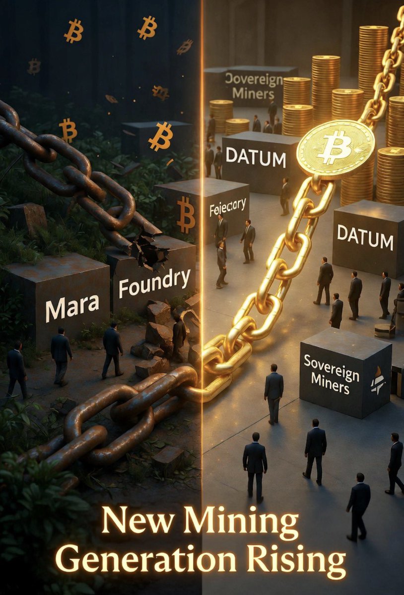 MarcanoFilms's tweet photo. BIP-110 is about to trigger something most people aren’t seeing coming.
The moment compliant nodes start orphaning blocks from Mara, Foundry and other big pools, we’re going to see new miner names rising fast — especially independent DATUM users.
The mining game is about to change in a very interesting way. Unless they flip the bit 😁
