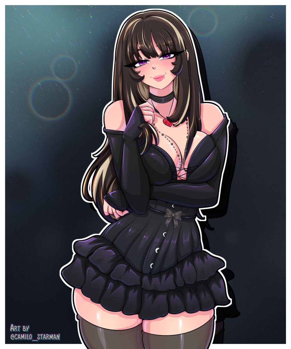 camilo_starman's tweet photo. I was fortunate enough to draw this beautiful commission for @zaijirou23

Her beautiful OC is called Akuma. 🔥❤️

#comission #pineup #commissionsopen #art #waifu
#artist #opencommissions #draw #drawing #color https://t.co/MVYK4lwQez