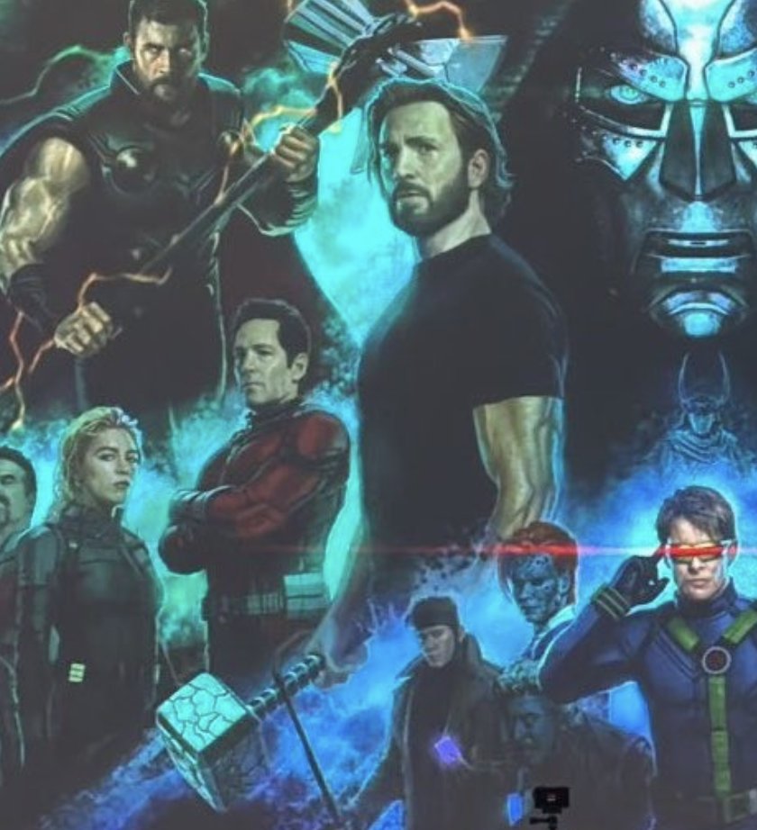 ComicBook's tweet photo. Steve Rogers will wield Mjolnir once again in Avengers: Doomsday. 🔨 https://t.co/eP69wCD4yE