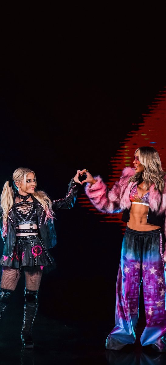ItzVarun_____'s tweet photo. Alexa Bliss &amp; Charlotte Flair Wallpaper! 🫶🏼

#Smackdown https://t.co/0UtoWhAuRv