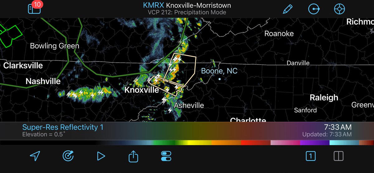 WataugaOnline's tweet photo. ⚠️ HWO — Watauga County Jul 11: Scattered storms today — damaging winds + flash flooding possible. Sunday: excessive rain + flooding. High Country quiet at 7:33 AM — main line near Knoxville tracking NE. Afternoon storm window opens later.

Forecast courtesy of the National Weather Service

#NCWx #WataugaCounty #SevereWeather
