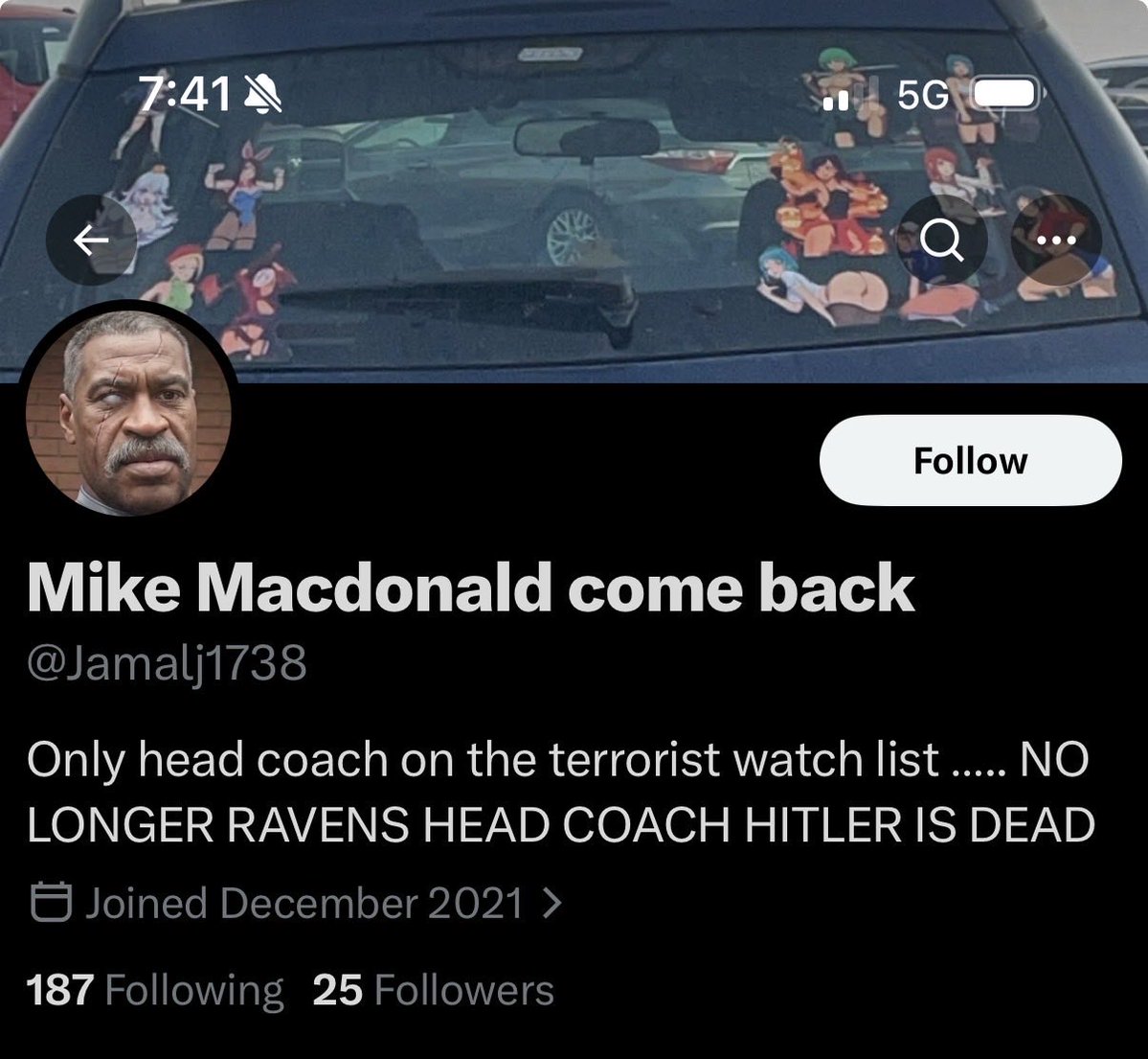 BillWoothTruth's tweet photo. @Jamalj1738 @cartierfamilyZ @ChefAdamBowers Yeah.. uhh.. ima need you to sit this one out champ.

Porn addicted, low IQ, and probably a bot with little to no following posting brainrot content..

You’re one of the idiots I’m referring to, probably barely graduated high school too. Most likely not contributing to society ✅ https://t.co/DF5bFTwPGq