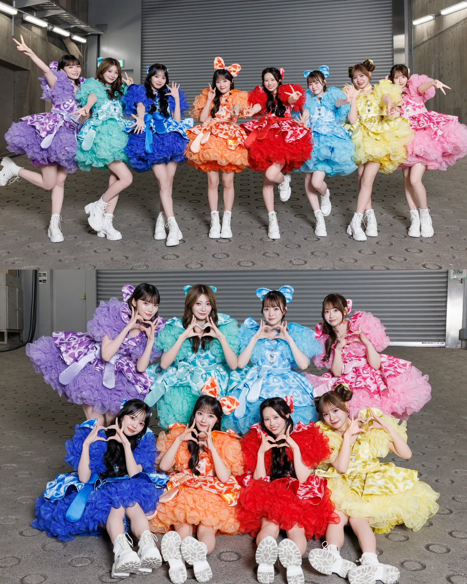 CUTIE_STREET_'s tweet photo. ✨💎#CUTIESTREET 代々木DAY2💎✨

LIVEありがとうざいました🌻

本日の披露(＆披露頂いた)曲🌸
☁️ちきゅーめいくあっぷ計画
☁️Error404♡（新曲❤️‍🩹
☁️ナイスだね
☁️ぷりきゅきゅ（カワラボコラボver🌈
☁️かわいいだけじゃだめですか？

▼7ヶ所13公演 全国アリーナツアー🌎
https://t.co/DZymBrXLaE

▼#Error404♡を聴く🎧
https://t.co/gP0d8nFfC9

💛古澤里紗❤️佐野愛花
💚板倉可奈💙増田彩乃
🧡川本笑瑠🩵梅田みゆ
💜真鍋凪咲🩷桜庭遥花

7/11(土)
『KAWAII LAB. SESSION 2026 SUMMER Day2』
📍国立代々木競技場 第一体育館

#きゅーすと