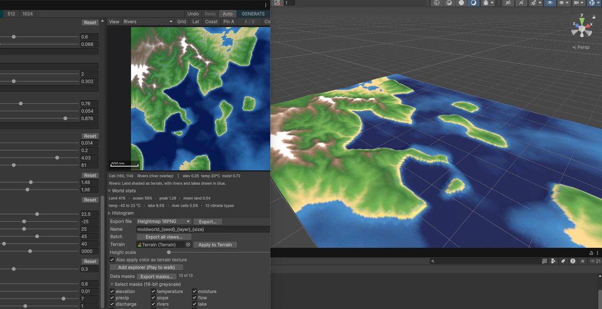 ErhanofGrayLake's tweet photo. just your daily map post 
#procedural
#worldgeneration
#moldworld
#worldbuilding
just a few more tweaks and we are almost live on unity asset store. https://t.co/N08Kv7Bo2c