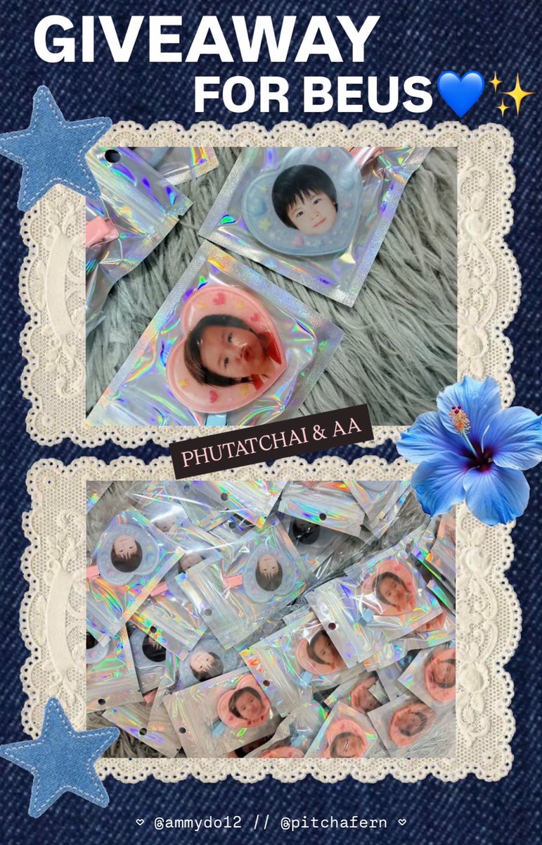 pitchafern's tweet photo. ◊⋄〳GIVEAWAY ⊙♡⊙ Hair Clip
── ──── ୨ৎ──── ──
 #BUS_LIGHTASONE

PHU : 40 ea
AA: 40 ea
🩷 — 24 July , time (tba)
🩵 — impact arena

♡  rt &amp; follow (show this tweet )

me//w @ammydo12 

#PHUTATCHAI #AAashirakorn 
#BUSbecauseofyouishine #GIVEAWAY https://t.co/vRKYF1Kvdv