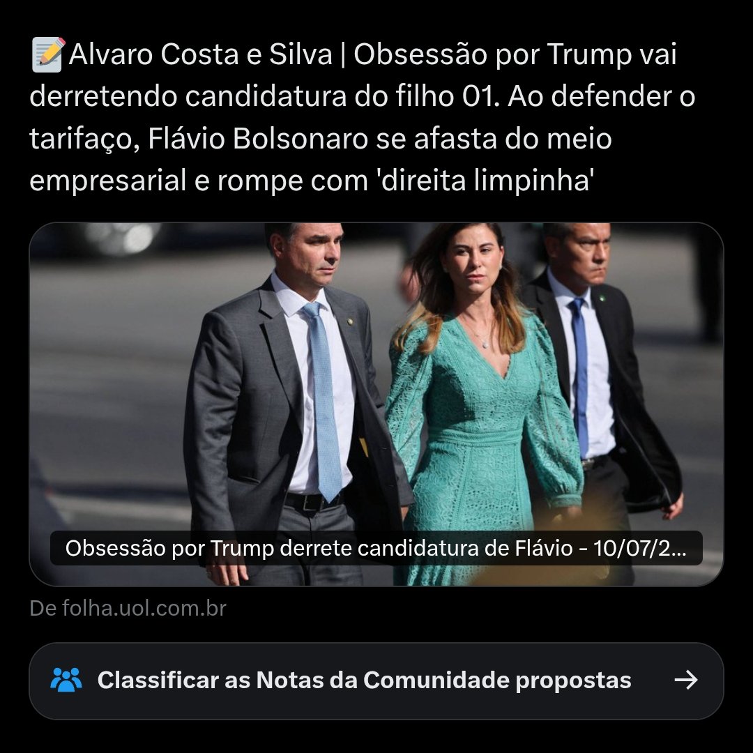 joao8_32_JB's tweet photo. A Foice de São Paulo mente descaradamente para atacar o Flávio Bolsonaro. Isso não é novidade.

O que me assusta, é a canalhice da turma do @nikolas_dm que não faz um post sequer defendendo a verdade contra essa metralhadora de mentiras.

Já imaginou um vídeo diário do nikolas desmentindo os ataques ao Flávio, +/- como o Janones faz com Luladrão?🤷🏻‍♂️

Os deputags apoiados pelo nikolas estão SABOTANDO o @FlavioBolsonaro e querem nos condenar a mais 4 anos de PT.

Chega! Cobrem todos eles.