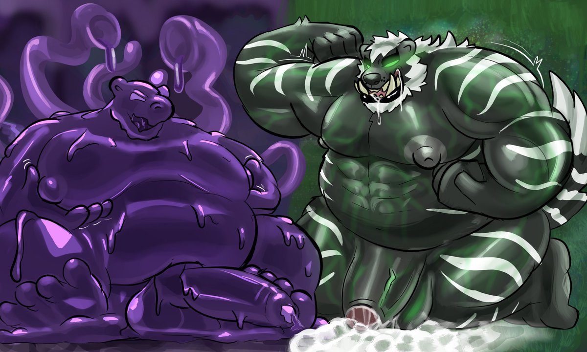 burrtheran's tweet photo. Comm for anon with their friend @PolymorphTiger !
---------
The two bard and druid stumbled upon a mysterious cave, mistaking it for a popular attraction.
There are reasons why many places are unexplored, cuz those that do often never come back the same... 

#nsfw #tf #furry https://t.co/5VVPEunLuh