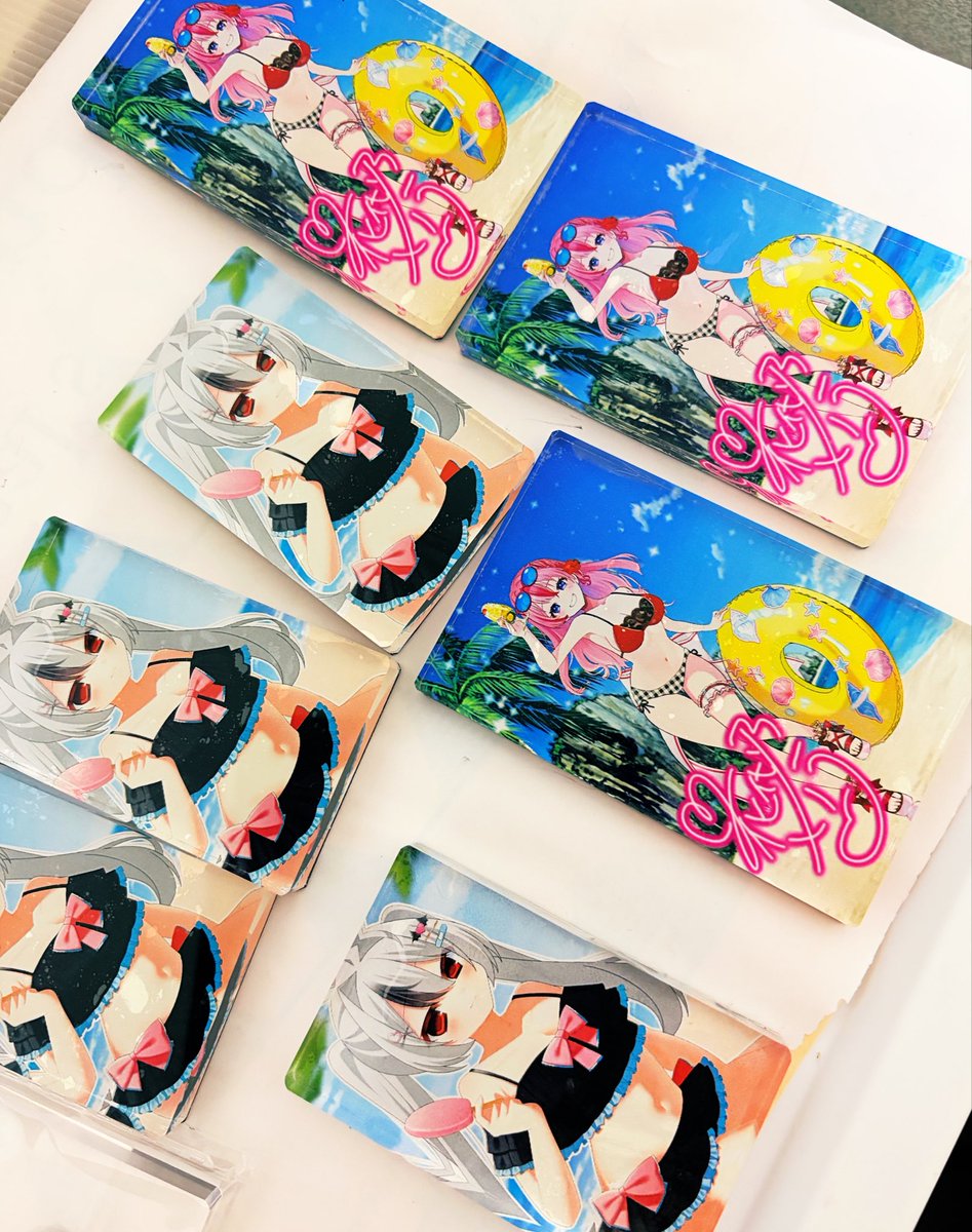 ぱんめん チェキ 107枚 セット【最終値下げ】 7月水着チェキは、  明日までの販売じゃ〜❣️📣 / アクリルブロック