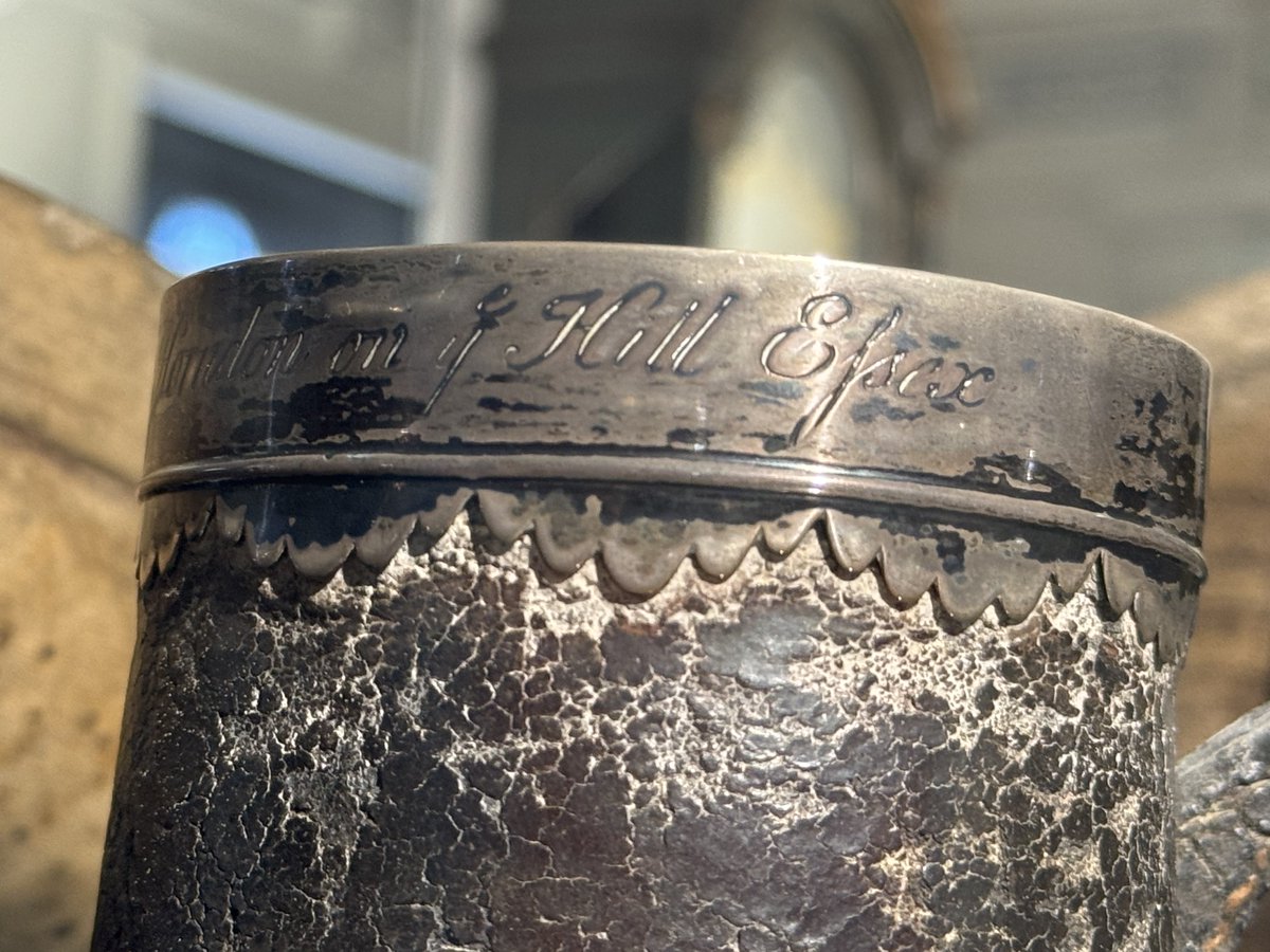 Barb_Drummond's tweet photo. #Blackjack #tankards @GloucesterMuseum https://t.co/nBSKtzb54I