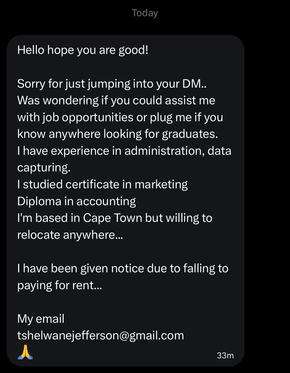 destinyzee's tweet photo. Let’s help our brother get employed https://t.co/0AhUOuFwXJ