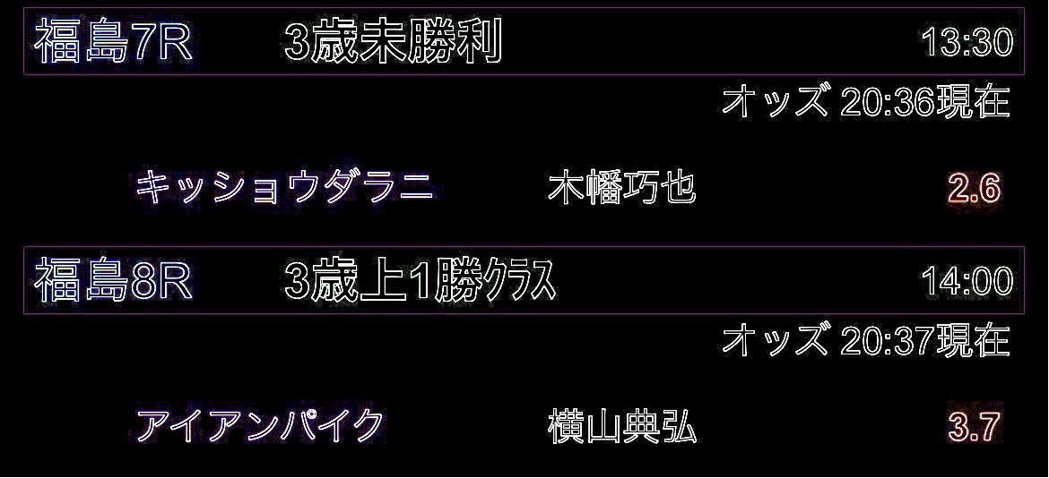 s_tar818's tweet photo. ノーブルちゃん3着した前走、先着した2頭が福島で連続登場！
是非とも善戦してもらって、ノーブル株を引き上げて欲しい！！

#ノーブルラホーヤ https://t.co/i654f0vnDT