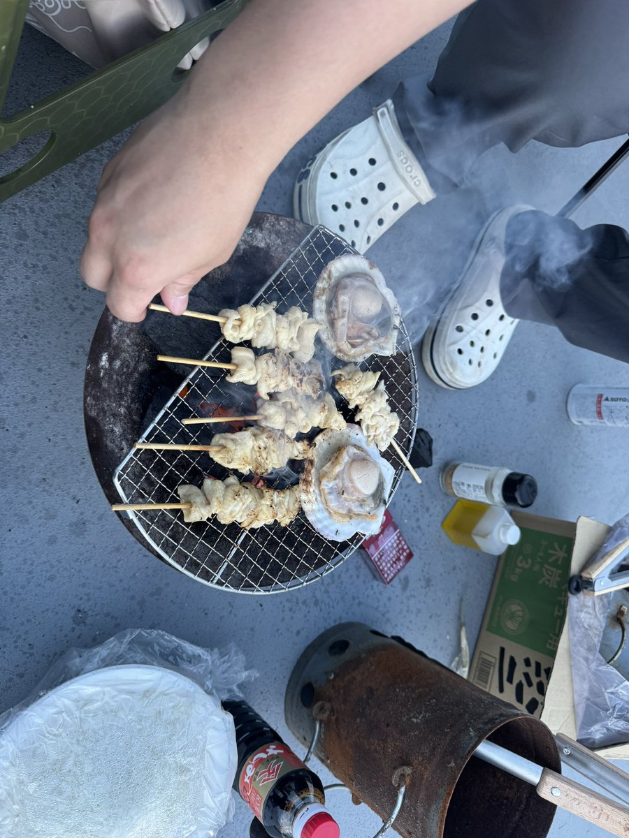 300nyps56's tweet photo. ワイ宅でバーベキューじゃ！

最高！ https://t.co/R5hPvMStjj