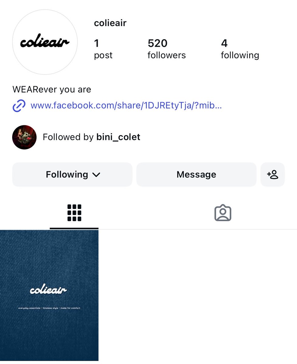 Jholetweverse's tweet photo. [JUST IN] 

COLIEAIR IS COMING!!

COL + OLIE + AIR = 👀 

FOLLOW COLIEAIR HERE! 
🔗 https://t.co/SY7Qkhq65p

@bini_colet 
#SHOP_LOCAL
#COLIEAIR
#BINI_Jholet https://t.co/0Z9tvrKmYk