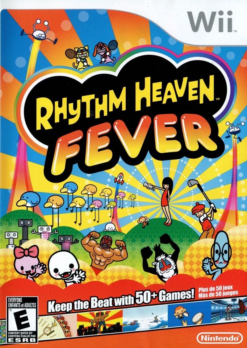 mimesical's tweet photo. american kid on christmas day: yay!!! rhythm heaven fever!!! thank u

british kid: *pushes up glasses* ah, "beat the beat rhythm paradise", just as i requested. you have my gratitude, mother https://t.co/0BgY4EJkGY