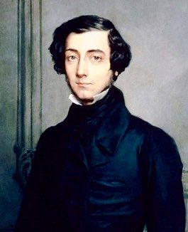 Kristof_Poland's tweet photo. Alexis de Tocqueville – Redeeming the French:)
The Frenchman who understood America better than most Americans, and Europe better than it has ever understood itself.

1. In 1831, a young French aristocrat sails to America ostensibly to study the prison system. What he actually does is cross the civilizational divide – and spends nine months trying to understand why America works. Democracy in America is the result: the most penetrating analysis of the Anglo-Saxon tradition ever written, by someone who grew up in the other one.

2. What he sees in America is Locke and Smith and Burke implemented in practice. A society that built freedom from the bottom up — townships, voluntary associations, local institutions — rather than from the top down by enlightened decree. Americans, he observes, join together constantly, spontaneously, without waiting to be organized: to build a road, start a church, solve a local problem. This horizontal self-organization is the immune system of a free society. It is precisely what the French Enlightenment systematically destroyed by concentrating everything in the state.

3. But Tocqueville sees the danger from inside the success. Democracy has its own pathology – not the guillotine this time, something quieter and harder to resist: the tyranny of the majority, the slow flattening of excellence into mediocrity, the pressure to conform that needs no secret police because it operates through social disapproval alone, without a single revolutionary. This is the diagnosis nobody wanted to hear in 1835. It is an accurate description of 2026.

4. France keeps producing the individuals who see clearly. Montesquieu looked at England and understood what France was missing. Bastiat understood markets better than most Englishmen. Tocqueville understood America better than most Americans. Raymond Aron understood the Soviet threat while Sartre was still praising it. All of them largely ignored at home. All of them vindicated everywhere else.

5. The pattern is consistent: France produces the diagnostic genius, then ignores the diagnosis in favor of the next beautiful abstraction. Great individuals. Wrong civilizational operating system. The Platonic gravitational pull is too strong – the addiction to the elegant idea overrides the evidence of the actual result. Which is why the tradition that saved the world kept being built in Edinburgh and London and Philadelphia, not in Paris.

6. Tocqueville’s concept of civil society is his most practical contribution: the network of voluntary associations — churches, clubs, local governments, independent institutions — that stand between the individual and the state. This is the buffer that prevents soft despotism. Destroy it — by making people dependent on the state for everything, by atomizing individuals until they have no horizontal relationships left — and the citizen becomes what the state always wanted: alone, dependent, and grateful.

7. Soft despotism is Tocqueville’s most prophetic concept – and the most precise description of where the West currently stands. Not the guillotine. Something quieter: a power that doesn’t tyrannize but infantilizes, that covers the surface of society with a network of small complicated rules, that reduces citizens to a herd of timid animals of which the government is the shepherd. It doesn’t break your will. It renders it unnecessary. He wrote this in 1835. He was describing the European Union, the administrative state, the therapeutic culture, the regulatory apparatus that decides what you eat, say, heat your home with, and think about your children’s education.
Soft despotism is what Rousseau looks like when he wins slowly – not through revolution but through form-filling. And Tocqueville’s warning, the one nobody wanted to hear, was this: it gets less soft with time. The infantilized citizen, stripped of civil society, dependent on the state, no longer knows how to resist. At that point the softness is no longer necessary…