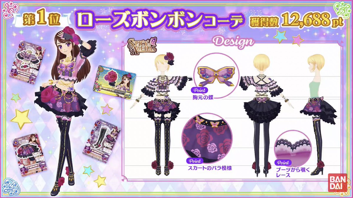 アイカツ！ プレミアムドレス大投票結果 【セクシータイプ】 第1位