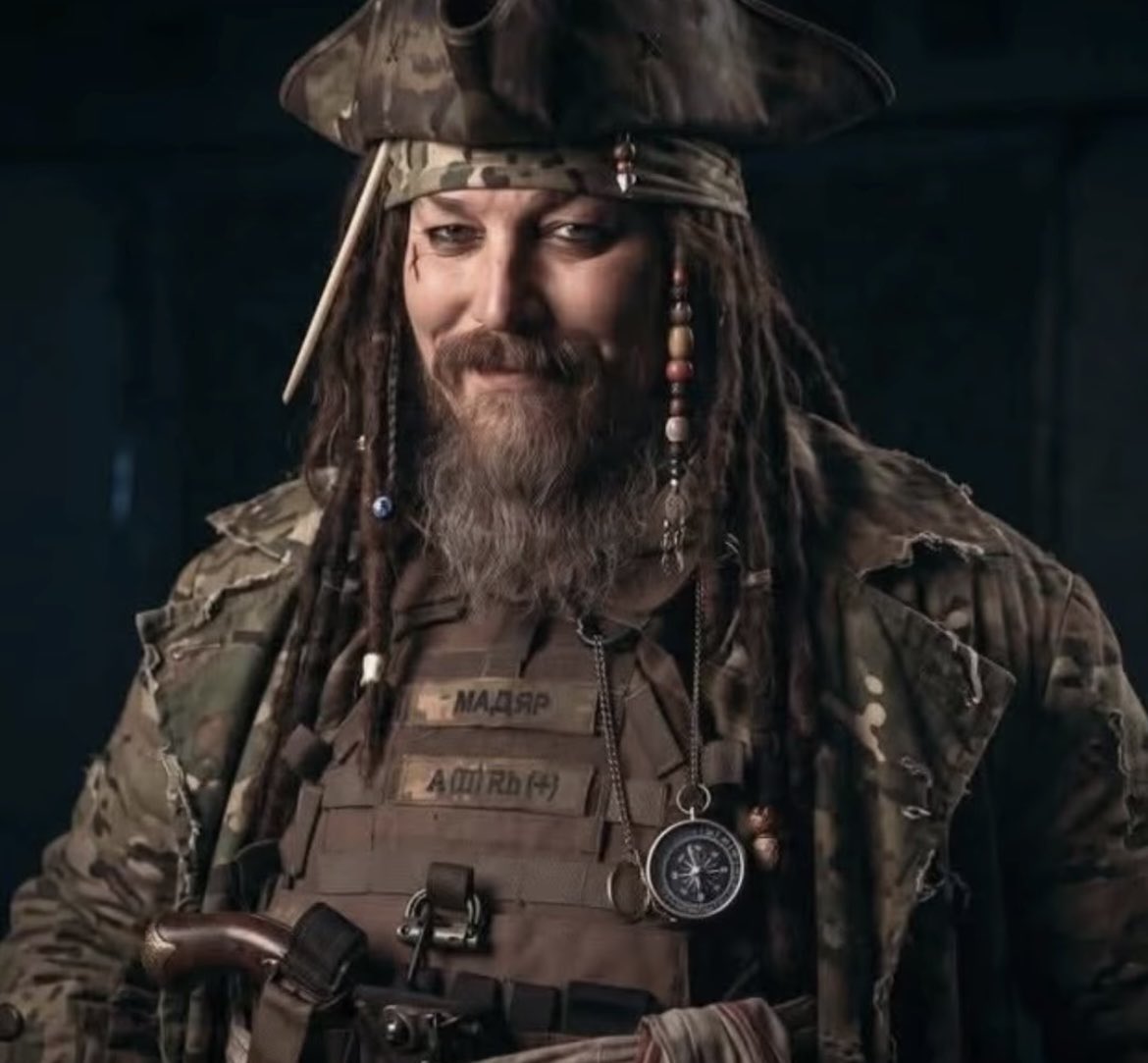 military_sl's tweet photo. Джек Мадяр 🏴‍☠️ пірат Азовського моря https://t.co/Wp5S6Oq9Zi
