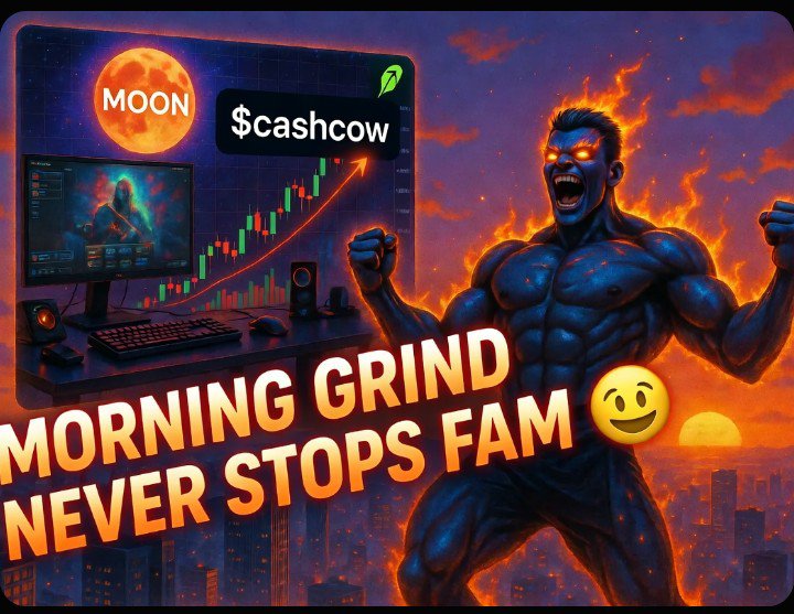 ODG_pump's tweet photo. Morning grind never stops, fam!  Fresh day, fresh bags loading — $cashcow heating up and the moon mission is calling! Who's up early building with me? Drop your first emoji of the day below and let's make it a legendary one #Memecoin #HypeMorning #CashCow https://t.co/2wmAEzPlal