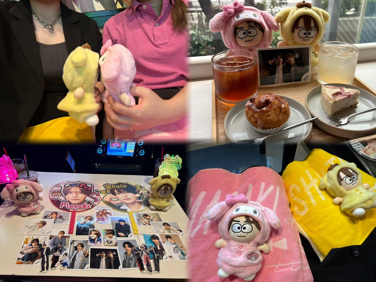 ___arishu's tweet photo. アリツアの円盤見てお互いよりまさしゅーのモチベ爆上がり🎶
MOMENTUMも折り返しだけどお互い頑張ろうね‼️
一緒に騒げて楽しかったよいつもありがとう😭✨️ https://t.co/DcQBbt8BKe