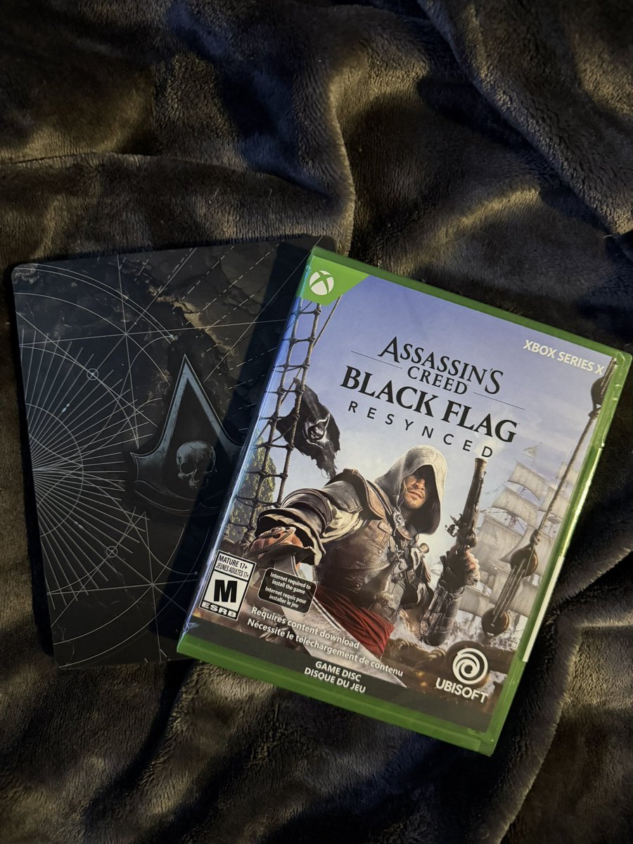 TheNastyJ's tweet photo. Time to play a masterpiece. 
It’s a Pirates life for me ! 🏴‍☠️ 
#AssassinsCreedBlackFlagResynced 
#ACBlackFlagResynced
#BuyPhysical
@Ubisoft @assassinscreed https://t.co/E65zSKI2e3
