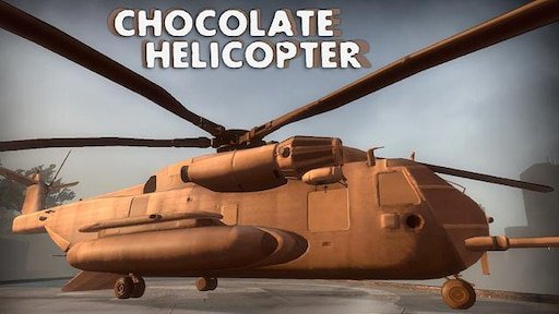 OldGvideo06's tweet photo. Imagine if someone made a mod that replaced Dalokohs bar with chocolate helicopter https://t.co/QfEvIM0IOP