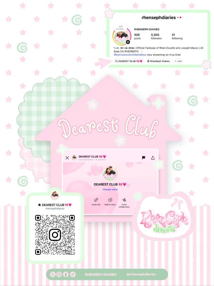 RhenSephDiaries's tweet photo. 𝐃𝐄𝐀𝐑𝐄𝐒𝐓 𝐂𝐋𝐔𝐁 𝐈𝐍 𝐓𝐇𝐄 𝐇𝐎𝐔𝐒𝐄 🏠💕

Join the 𝗗𝗘𝗔𝗥𝗘𝗦𝗧 𝗖𝗟𝗨𝗕 broadcast channel on Instagram to keep updated on 𝗥𝗵𝗲𝗻𝗦𝗲𝗽𝗵 ganaps, kilig, and fan projects. We look forward to growing this community together! Let’s keep our eyes all on 𝗥𝗵𝗲𝗻𝗦𝗲𝗽𝗵 😉

#RhenSeph | #RhenSephDiaries
#RhenEscaño | @realrhen
#JosephMarco | @josephcmarco