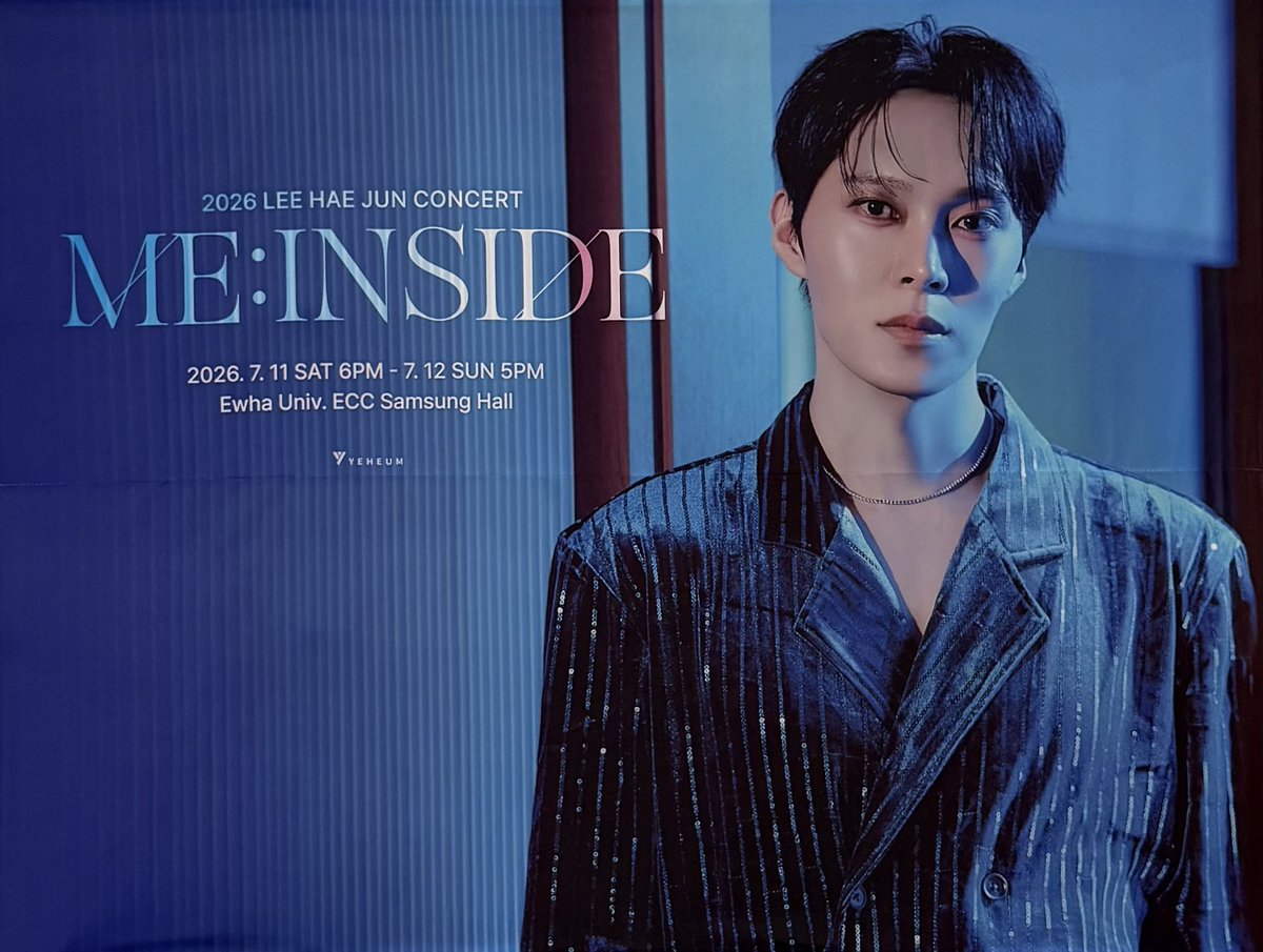 haejluv's tweet photo. 260711 이해준 콘서트 <ME:INSIDE>

콘서트 첫날~! 보고싶어따 ..🥹🥹 https://t.co/AMgNT5099J