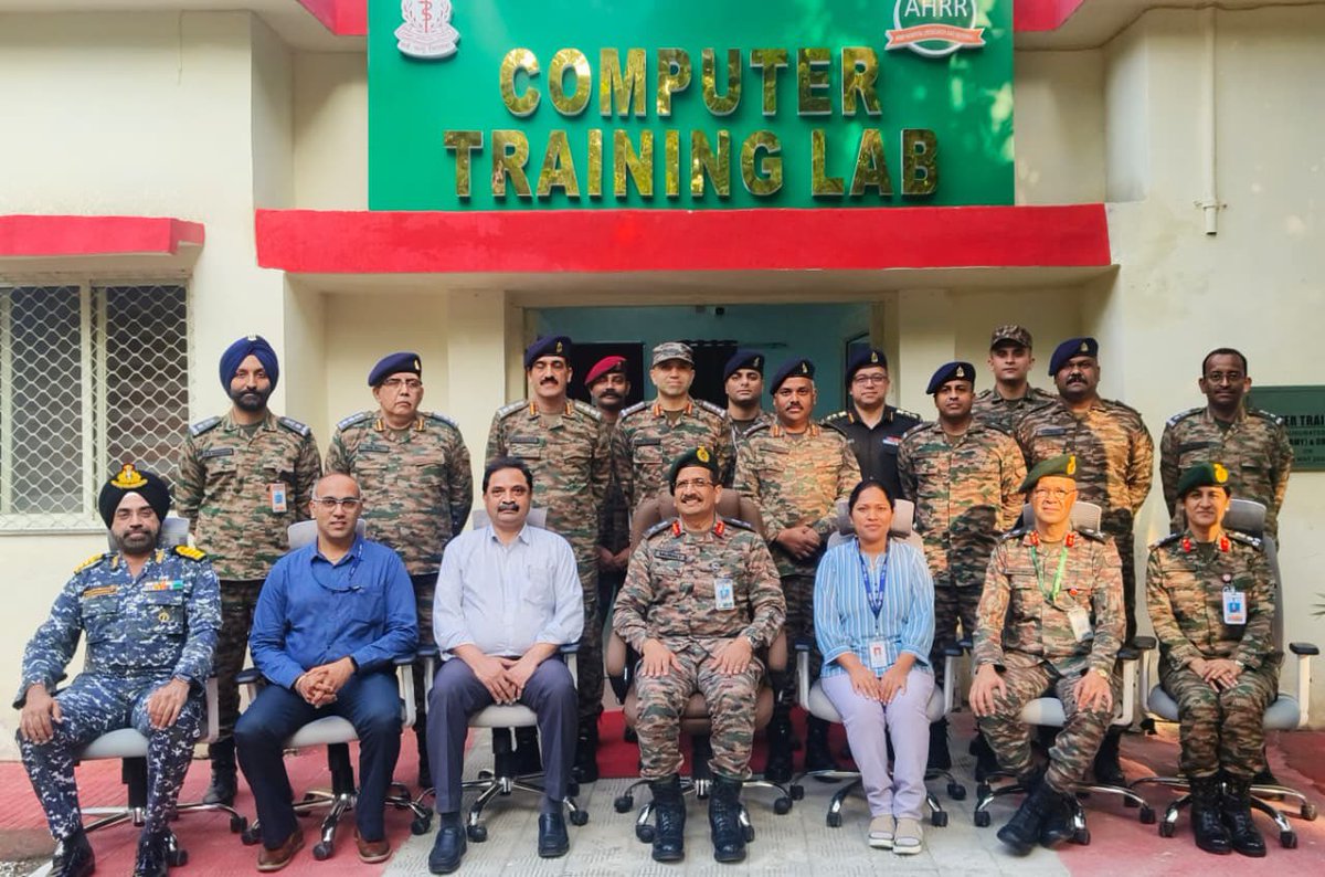 dgafms_mod's tweet photo. Strengthening the digital transformation of military healthcare, Lt Gen CG Muralidharan, #DGMS (Army), in collaboration with C-DAC’s National Resource Centre for EHR Standards (NRCeS), conducted a workshop on Digital Health Standards covering SNOMED CT, LOINC, HL7, DICOM, FHIR, ABDM interoperability, and healthcare privacy & security. The workshop focused on building standardized, interoperable, and secure digital health ecosystems across #MilitaryHospitals, reinforcing the #AFMS commitment to technology-enabled, future-ready healthcare. 

@adgpi 
@indiannavy
@IAF_MCC 
@HQ_IDS_India
@SpokespersonMoD 

#DGAFMS 
#AMC