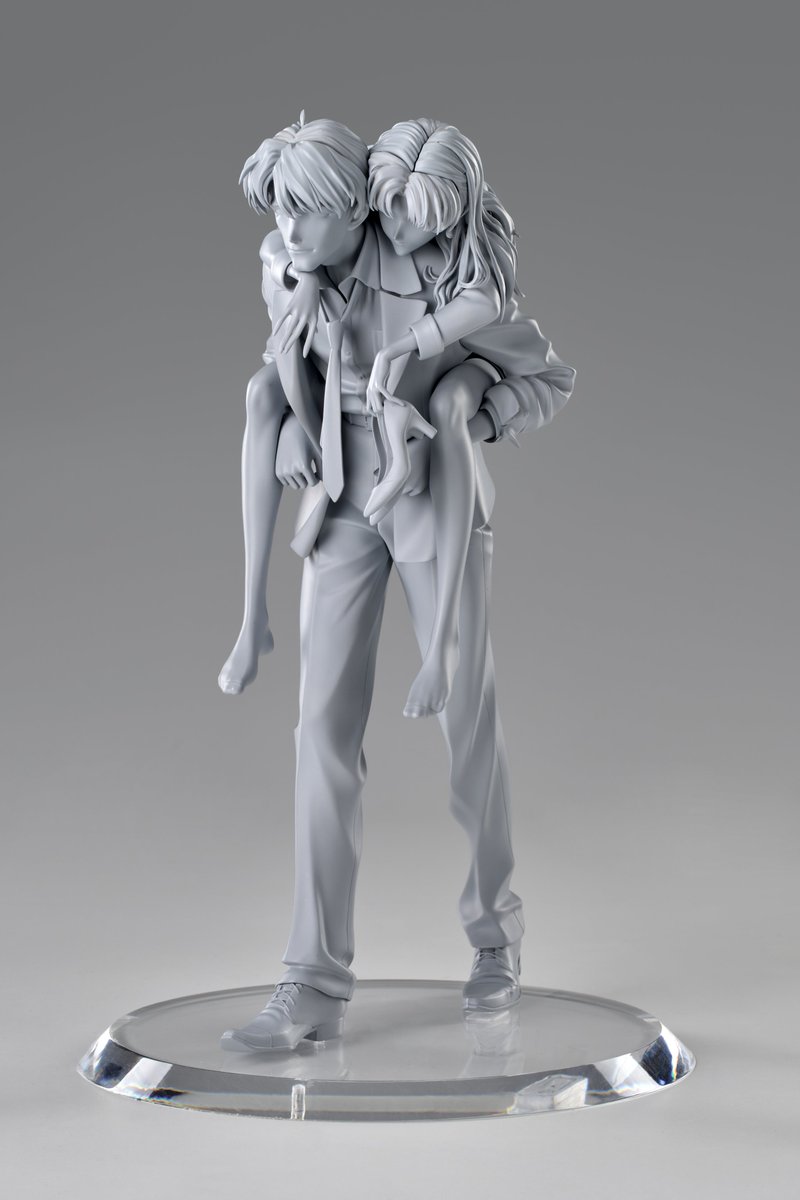 CAKE_yang722's tweet photo. 【新作】WF2026S 当日版権

お待たせしました！
葛城ミサト ＆ 加持リョウジ
あの頃の二人を、かたちにしました！😁

作    品：Walking
 サイズ：全高約28cm（1/6） 
価    格：35000JPY 
写    真:@wing_nicole 

#エヴァンゲリオン
#エヴァ
#葛城ミサト
#加持リョウジ
#新世紀エヴァンゲリオン
#ガレージキット
#ガレキ
#原型
#ワンフェス2026夏
#WF2026S