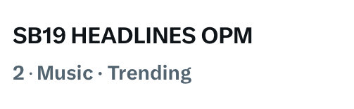Mars_OT5's tweet photo. guys ibalik natin sa no.1 ang sb19 bago sila mag perform. tara naaaa.

SB19 HEADLINES OPM CON
@SB19Official #SB19
#SB19ForAllGenerations https://t.co/kORZi0RPgm