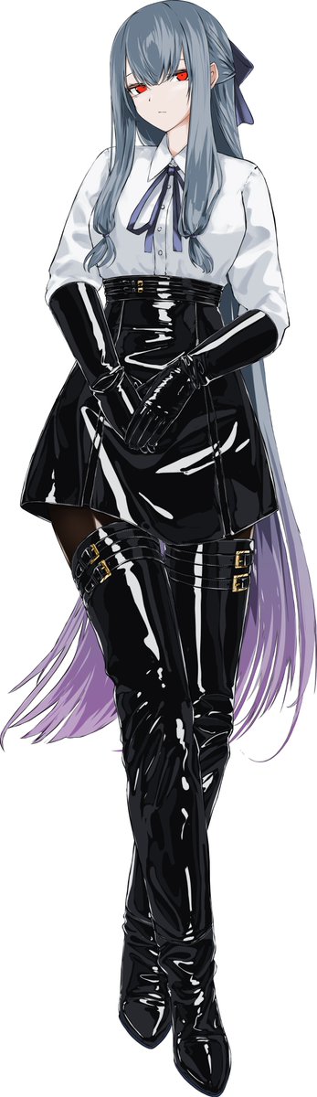 tw_nasi's tweet photo. エナメル革の衣装を良く描くけど、現実のエナメル革は、湿度にデリケートで曲げにも弱いから、可動の多い手袋とかに使用すると破けて暑いしで大変なんだけど空想ならすべてが無視できるのでメリットしかない https://t.co/QS3WHuhWgt