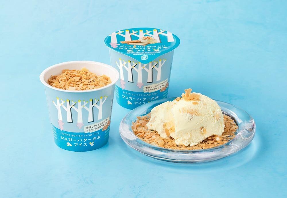 fashionpressnet's tweet photo. 「シュガーバターの木アイス」セブン-イレブン限定で、ミルキーホワイトチョコ×ほんのり塩味の“ごろっと”クッキー - https://t.co/opak9d5Yy3 https://t.co/nP2d5UUOvd