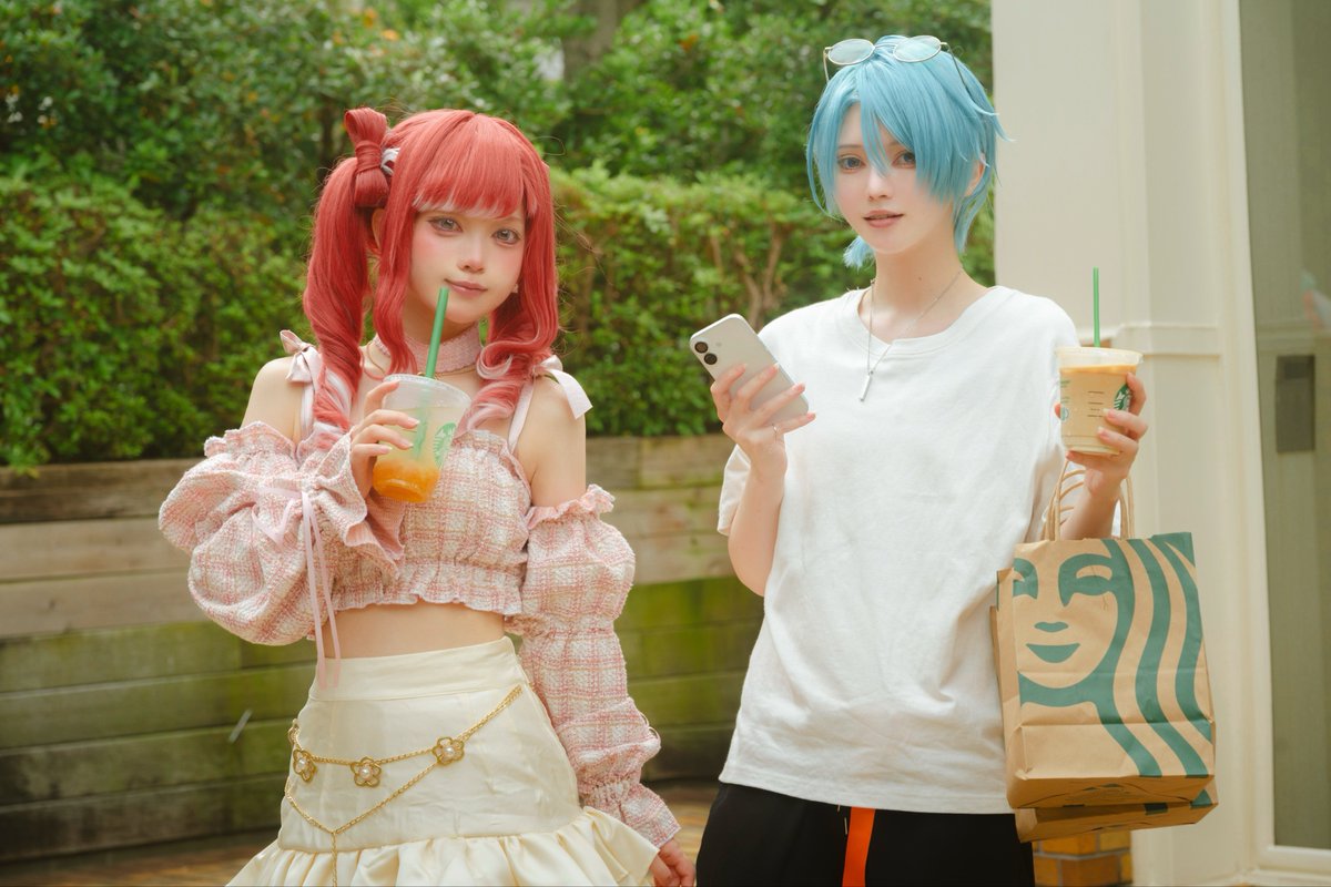 72_UoxoU's tweet photo. cos 🌈🕒

🐟🍴@urisuke4_ 
🍰🧁@72_UoxoU 

📸@Camellia_1005 https://t.co/2AueGWL7aa