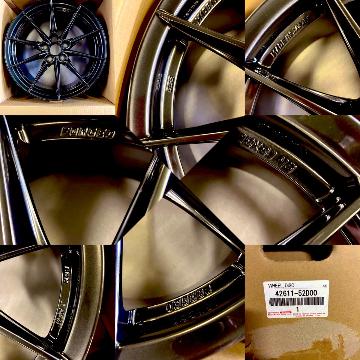 GRヤリス Gen2 RZ High Performance純正BBS鍛造ホイール 1本 （18×8J +