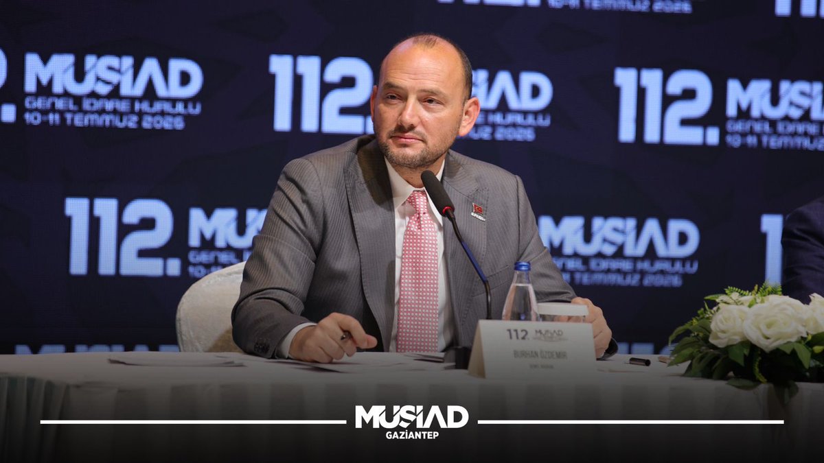 MUSIADGaziantep's tweet photo. MÜSİAD Gaziantep Şubesi olarak, Malatya Şubemizin ev sahipliğinde ve Genel Başkanımız Sayın Burhan Özdemir’in riyasetinde gerçekleştirilen 112. Genel İdare Kurulu Toplantısı’na katılım sağladık.

Toplantımız, Çalışma ve Sosyal G��venlik Bakanımız Sayın Vedat Işıkhan’ın teşrifleriyle ayrı bir anlam kazanırken; teşkilat çalışmalarımız, sahadan gelen değerlendirmeler ve yeni dönem hedeflerimiz kapsamlı bir şekilde istişare edildi. Ortak akıl ve istişare kültürümüzün ön plana çıktığı toplantıda, iş dünyamıza ve ülkemize değer katacak çalışmalar üzerine verimli değerlendirmelerde bulunuldu.

Nazik ev sahiplikleri için MÜSİAD Malatya Şubemize ve Şube Başkanımız Sayın Yunus Akçin’e teşekkür ediyor; 112. Genel İdare Kurulu Toplantımızın ülkemiz, iş dünyamız ve MÜSİAD camiamız için hayırlara vesile olmasını diliyoruz.

@BurhanOzdemirTR 
@MUSIAD 
@OzdurduFurkan