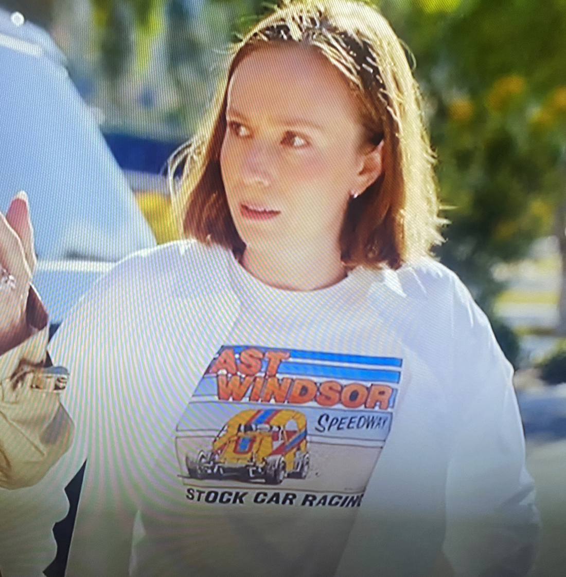 kromerpics's tweet photo. That time back in May when my wife was streaming the show, 'Hacks', &amp; I was half watching while editing pictures &amp; I looked up at the screen &amp; said to her.."Wait..What was that? Could you rewind that for a second please." A very old East Windsor t-shirt randomly showed up on show https://t.co/aU8nbc8nnn