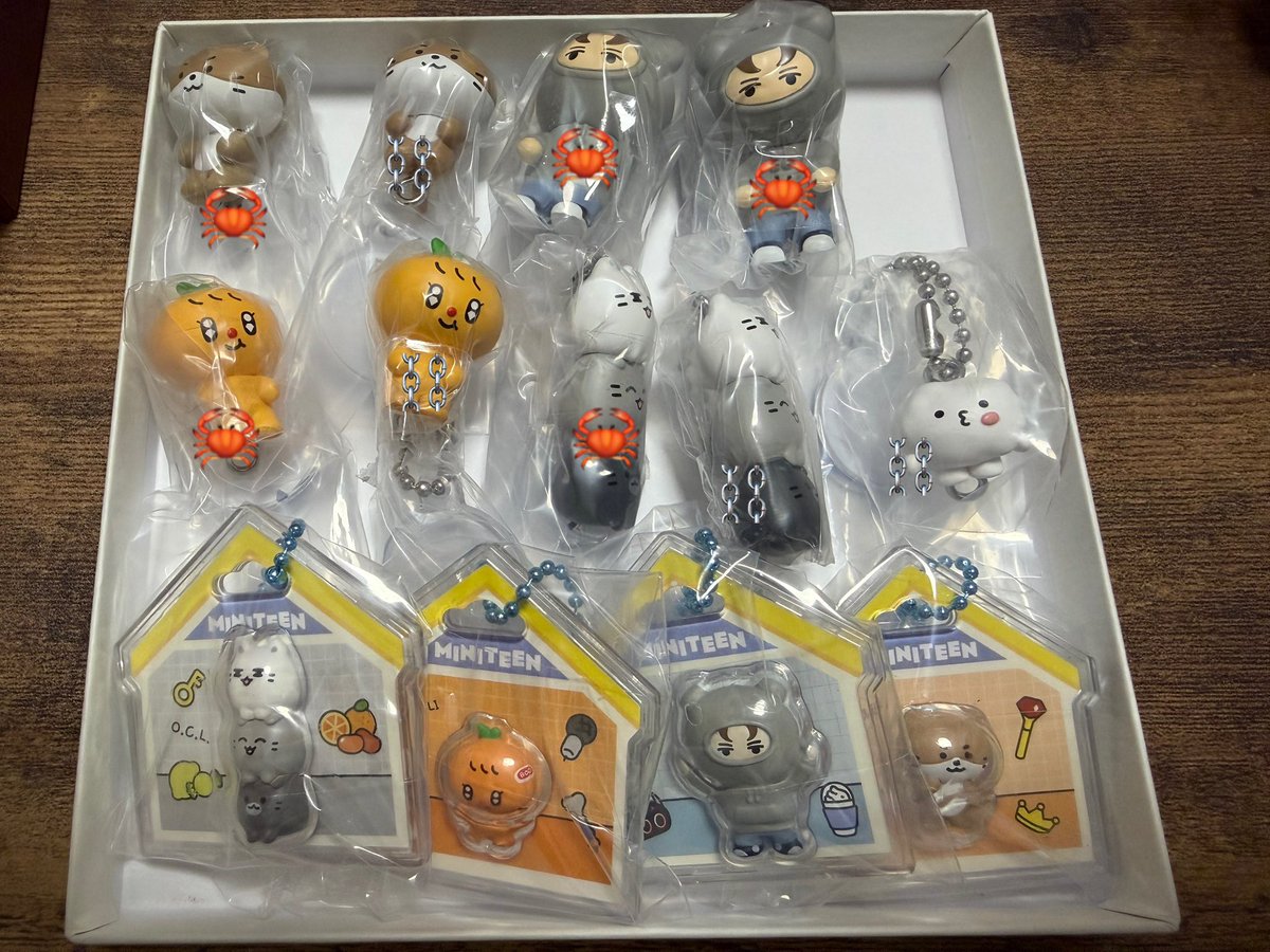 tonntoro17's tweet photo. SEVENTEEN セブチ miniteen ミニティーンつまんでつなげてマスコット  ガチャガチャ　パッケージチャーム グミ 交換

【譲】ジュン、ウジ、スングァン、バーノン、ディノ

【求】ガチャガチャ：DK ドギョム ドア
The8 ミンハオ ディパリ
グミ：The8 ミンハオ ディパリ

📮郵送(手渡し要相談) https://t.co/hJmDwnBPot