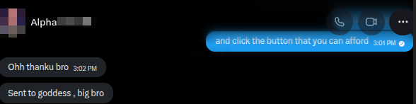 fillthefries's tweet photo. Your so called "Alpha" is in my DMs deleting their cash just bcause I hate them. Keep it coming, it hate you all. https://t.co/jWIrYG5EaA