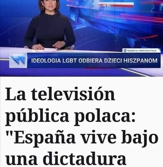 DLPEspana's tweet photo. 🔴🔴 ¿Está mintiendo la tv pública polaca?

Pedro Sánchez:  ¿Tiene usted algo que ver? https://t.co/HjQBxWZWAN